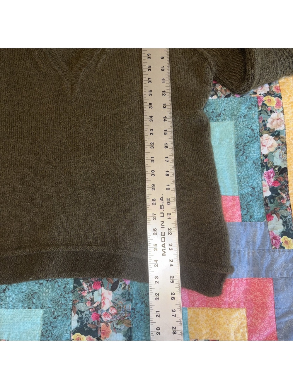 Free People Wool Blend V-Neck Flare Sleeve Woman’s Small Sweater Cozy Casual - Picture 9 of 9